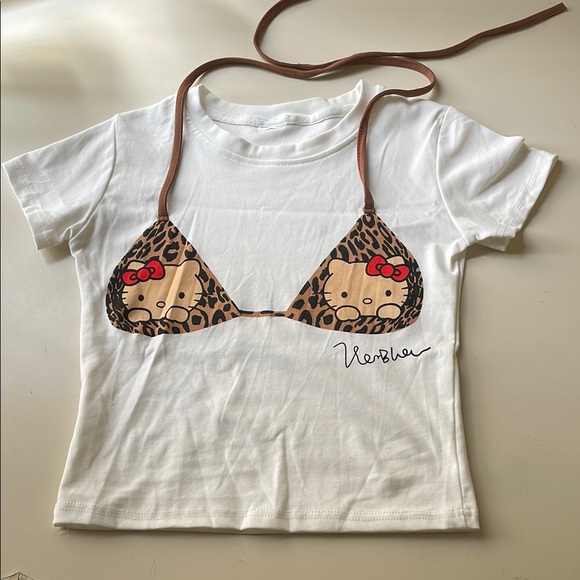 Hawaii Tan Hello Kitty Baby Tee - Picture 3 of 5